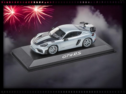 Porsche 718 CAYMAN GT4 RS Grey PORSCHE DEALERMODEL 1:43