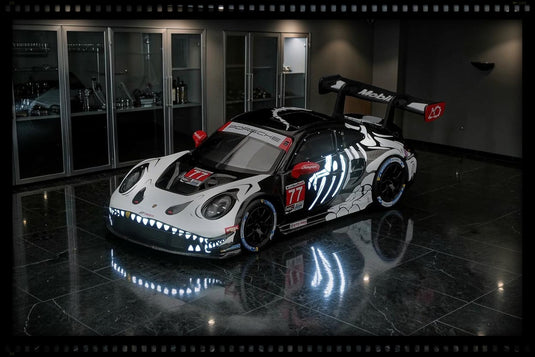 PORSCHE 911 (992) GT3 R #77 AO RACING SKELETON REXY PETIT LE MANS 2026 ‼️ONLY BLISTER PACK‼️ MINI GT 1:64