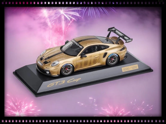 Porsche 911 GT3 CUP (992) 5000 Black/Gold - LIMITED EDITION 5000 pieces - PORSCHE DEALERMODEL 1:43