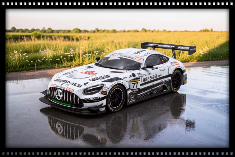 Load image into Gallery viewer, MERCEDES-BENZ AMG GT GT3 #77 RALF ARON CRAFT-BAMBOO RACING BATHURST 12H 2026 TARMAC WORKS 1:18
