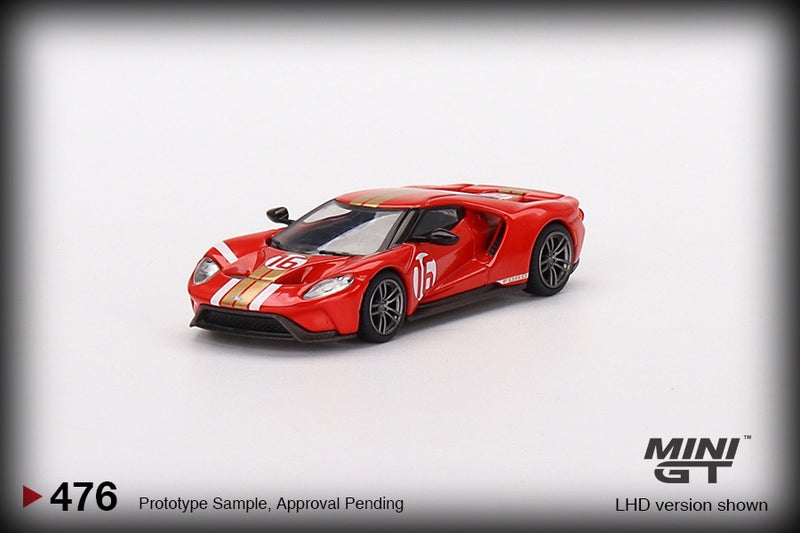 Load image into Gallery viewer, Ford GT Alan Mann #16 Heritage Edition (LHD) MINI GT 1:64
