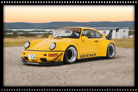 Porsche RWB QEEMA YELLOW 2024 GT SPIRIT 1:18