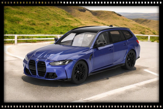 Bmw M3 TOURING (G81) PORTIMAO BLUE METALLIC 2023 TSM Model 1:18
