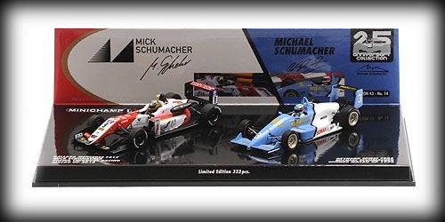 2-CAR SET – REYNARD SPIESS F903/DALLARA MERCEDES F317 – MICHAEL/MICK SCHUMACHER – MACAU 1990/2018 - LIMITED EDITION - MINICHAMPS 1:43