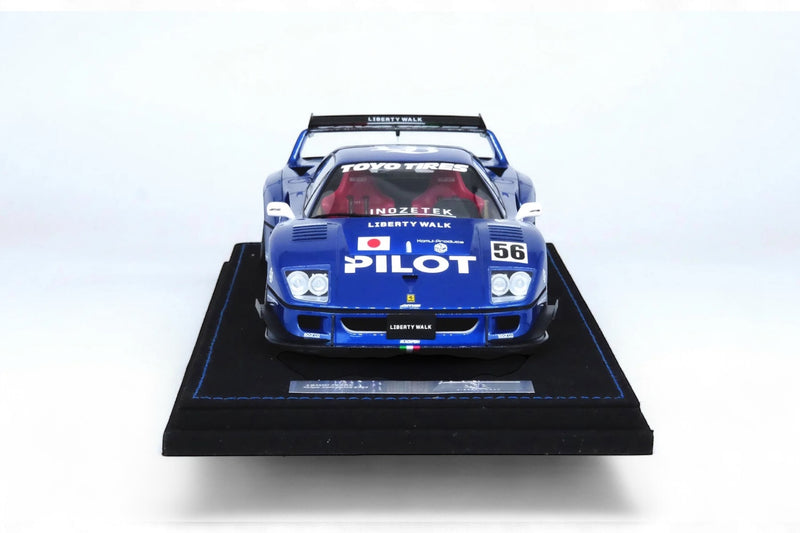 Load image into Gallery viewer, Ferrari LBWK F40 Tokyo Salon 2023 Blue/White INNO18 Models 1:18
