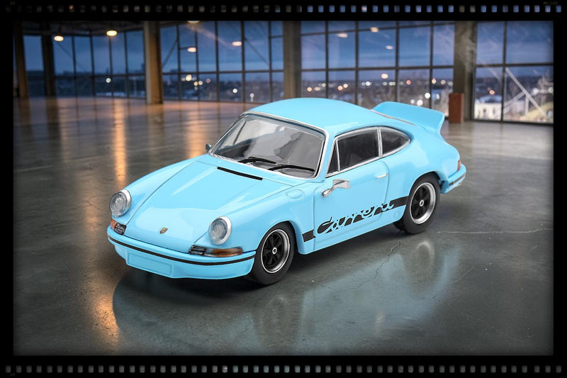 Chargez l'image dans la visionneuse de la galerie, PORSCHE 911 (911) CARRERA RS 2 7 GULF BLEU 1973 MINI GT 1:64
