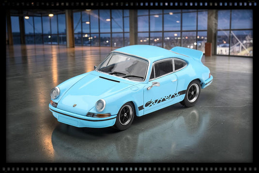 PORSCHE 911 (911) CARRERA RS 2 7 GULF BLEU 1973 MINI GT 1:64