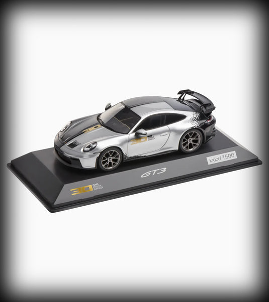 Porsche 911 GT3 30Y Supercup (Black/Grey/Gold) - LIMITED EDITION 1500 pieces - PORSCHE DEALERMODEL 1:43