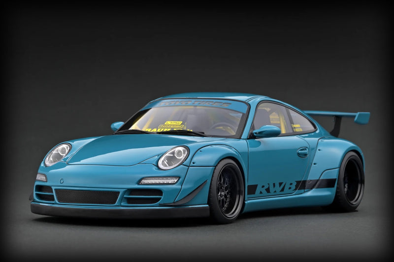 Load image into Gallery viewer, Porsche RWB 997 Blue/Green IGNITION MODEL 1:18
