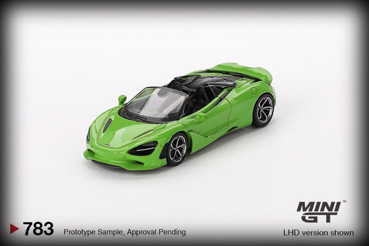 McLAREN 720S SPIDER MANTIS GREEN 2024 (LHD) MINI GT 1:64