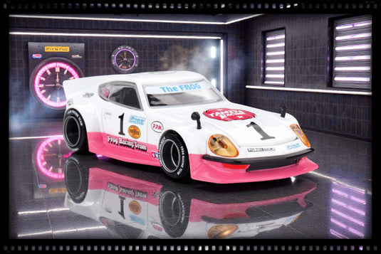 Nissan FAIRLADY Z TAMIYA DE KIKKER V1 1969 MINI GT 1:64