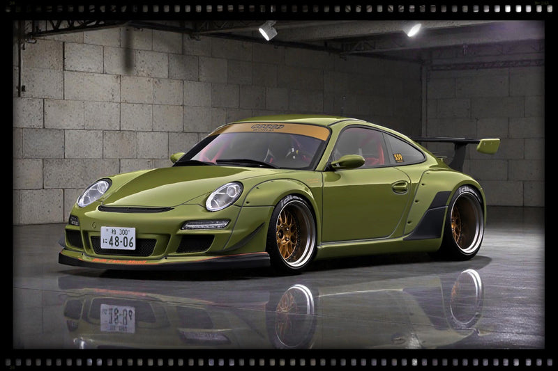 Load image into Gallery viewer, Porsche RWB 997 GREEN IGNITION MODEL 1:18
