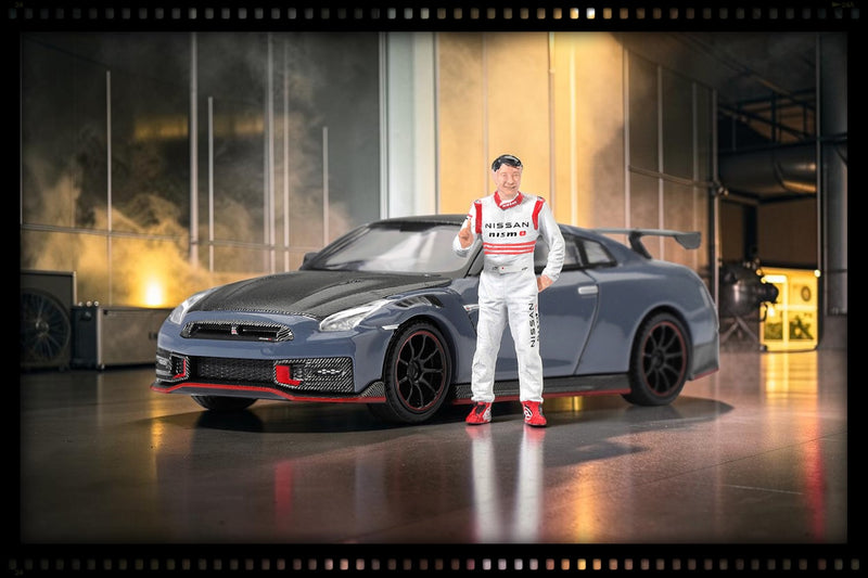 Load image into Gallery viewer, NISSAN GTR R35 NISMO TSUKUBA PRODUCTION CAR LAP RECORD WITH MATSUDA FIGURE TSUGIO MATSUDA 2024 MINI GT 1:64
