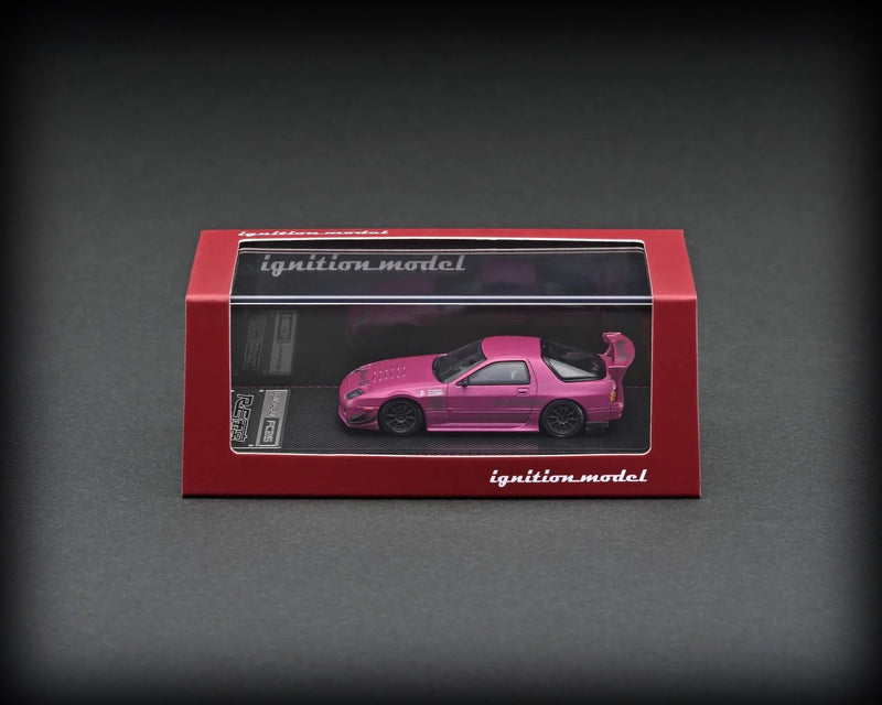 Load image into Gallery viewer, Mazda RX-7 (FC3S) RED Amemiya PURPLE IGNITION MODEL 1:64
