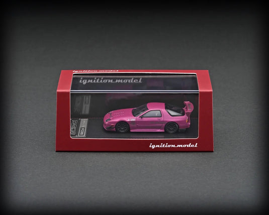 Mazda RX-7 (FC3S) RED Amemiya PURPLE IGNITION MODEL 1:64
