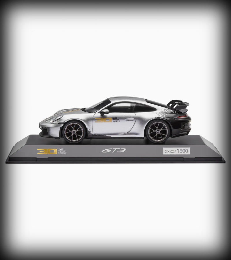 Load image into Gallery viewer, Porsche 911 GT3 30Y Supercup (Black/Grey/Gold) - LIMITED EDITION 1500 pieces - PORSCHE DEALERMODEL 1:43
