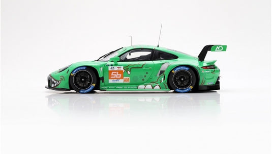 Porsche 911 RSR - 19 Nr.56 PROJECT 1 - LE MANS 24H 2023 PJ HYETT - G. JEANNETTE - M. CAIROLI SPARK 1:12