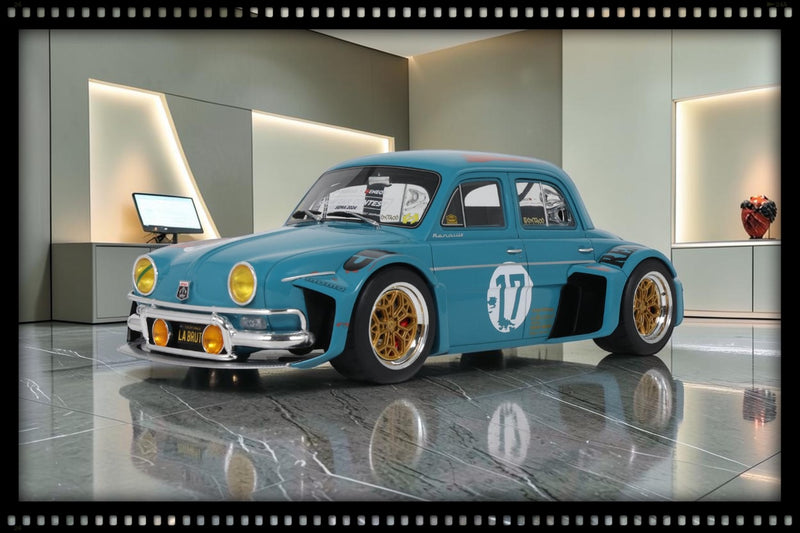 Load image into Gallery viewer, RENAULT DAUPHINE LA BRUTE GREEN WITH PATINA BEST OF SHOW SEMA 2024 OTTOmobile 1:18
