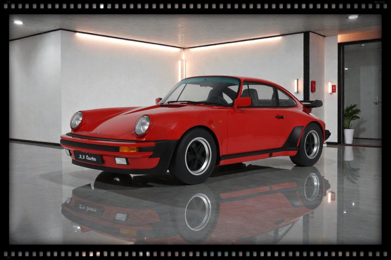 Laad de afbeelding in de Gallery-viewer, PORSCHE 911 [930] TURBO 3.3 INDIAN ROOD 1989 GT SPIRIT 1:8
