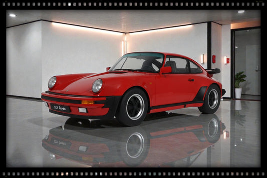 PORSCHE 911 [930] TURBO 3.3 INDIAN ROOD 1989 GT SPIRIT 1:8