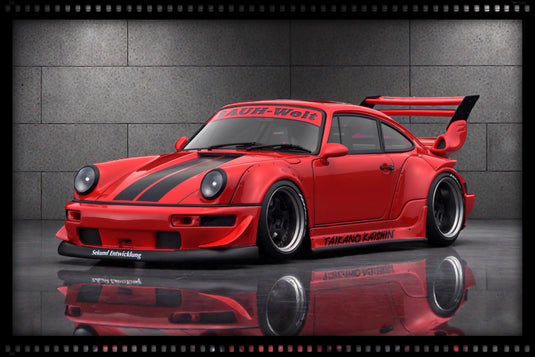 Porsche RWB 964 RED IGNITION MODEL 1:18