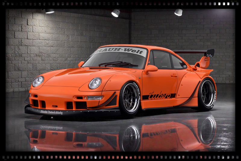 Load image into Gallery viewer, Porsche RWB 993 ORANGE IGNITION MODEL 1:18
