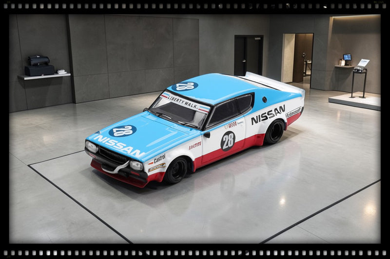Chargez l'image dans la visionneuse de la galerie, NISSAN GT-R (KPGC110) SKYLINE KENMERI LIBERTY WALK NISSAN RACING 75 CONCEPT 2024 (RHD) MINI GT 1:64
