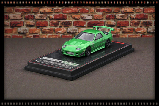 Mazda RX-7 (FC3S) RED Amemiya GREEN IGNITION MODEL 1:64