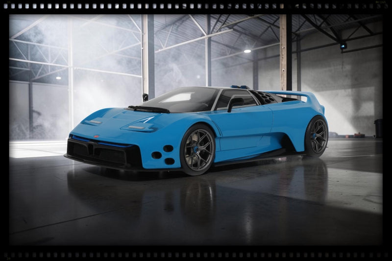 Load image into Gallery viewer, KHYZYL SALEEM EB110K FRENCH RACING BLUE 2025 GT SPIRIT 1:18
