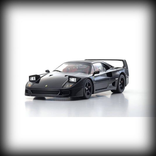 Ferrari F40 (1987) BLACK – KYOSHO 1:18 Scale Model – Iconic Supercar Replica