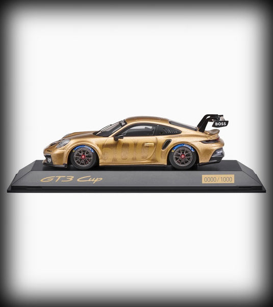 Porsche 911 GT3 CUP (992) 5000 Black/Gold - LIMITED EDITION 5000 pieces - PORSCHE DEALERMODEL 1:43