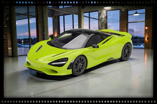 MCLAREN 750S LIME GROEN 2025 TOP SPEED 1:18