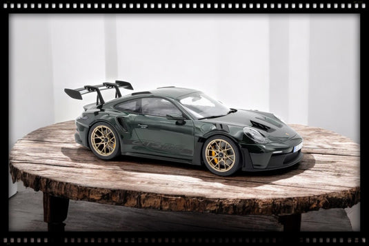 PORSCHE 911 GT3 RS 2022 GREEN/BLACK/GOLD NOREV 1:12