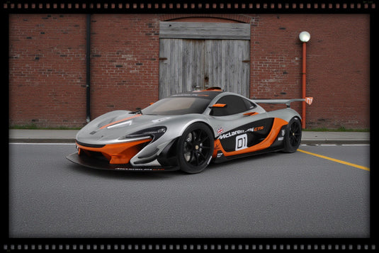 McLaren P1 GTR PEBBLE BEACH GREY 2014 GT SPIRIT 1:8