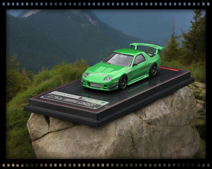 Mazda RX-7 (FC3S) RED Amemiya GREEN IGNITION MODEL 1:64