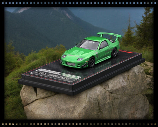 Mazda RX-7 (FC3S) RED Amemiya GREEN IGNITION MODEL 1:64