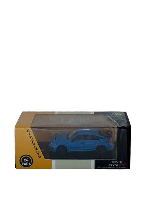 Honda Civic Type R 2023 Blue PARA64 1:64