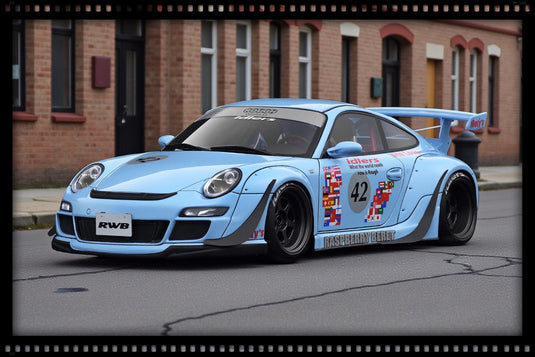 Porsche RWB 997 BLEU IGNITION MODEL 1:18