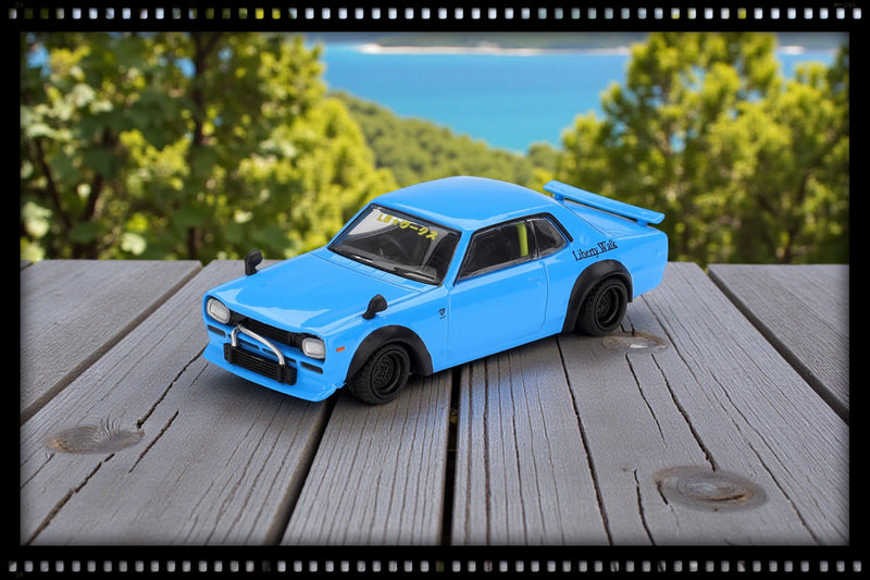 Load image into Gallery viewer, Nissan HAKOSUKA BABY BLUE NISSAN LB★WORKS HAKOSUKA 2015 (RHD) MINI GT 1:64
