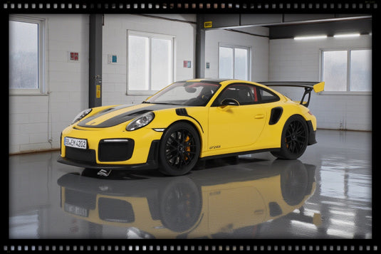 PORSCHE 911 [992.1] GTS2 RS NÜRBURGRING LAP RECORD YELLOW 2017 GT SPIRIT 1:18