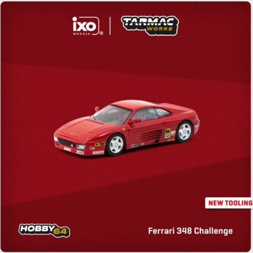 Load image into Gallery viewer, Ferrari 348 CHALLENGE RED TARMAC WORKS 1:64
