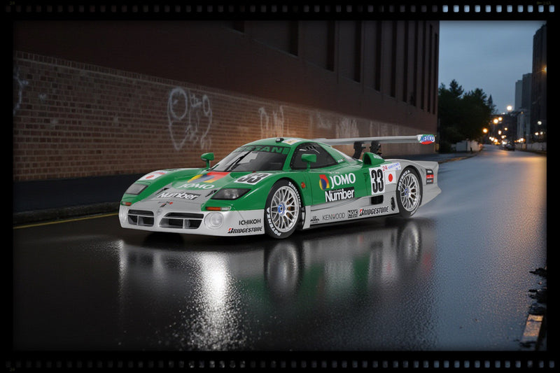 Load image into Gallery viewer, Nissan R390 GT1 LE MANS 1998 GREEN 1998 GT SPIRIT 1:18
