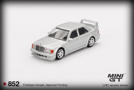 Mercedes-Benz 190E 2.5-16 EVO 2 ASTRAL SILVER 1989 (LHD) MINI GT 1:64
