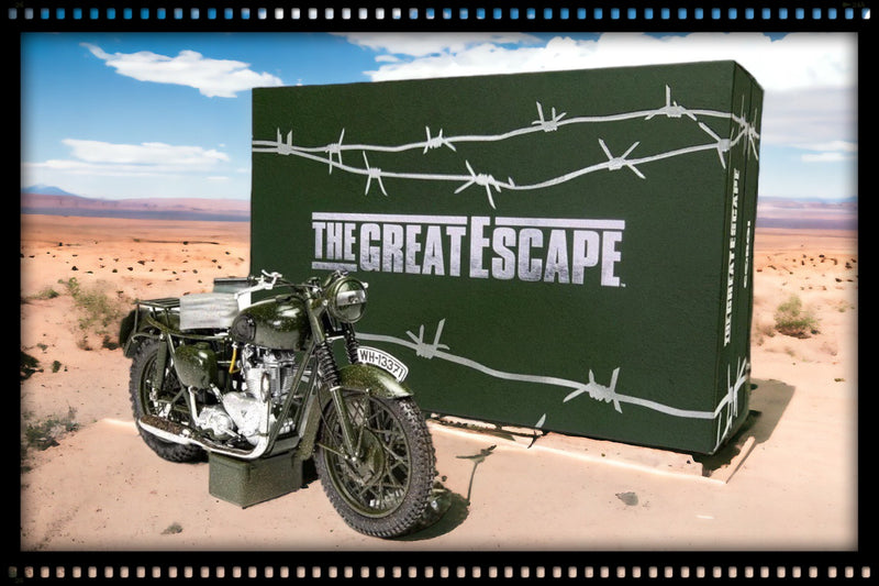 Load image into Gallery viewer, TRIUMPH TR6 TROPHY THE GREAT ESCAPE MOVIE CORGI 1:12
