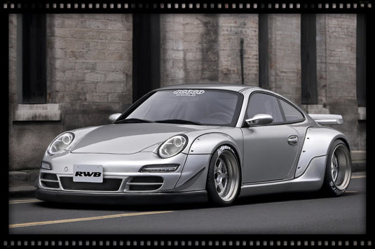 PORSCHE RWB 997 ARGENTÉ IGNITION MODEL 1:18