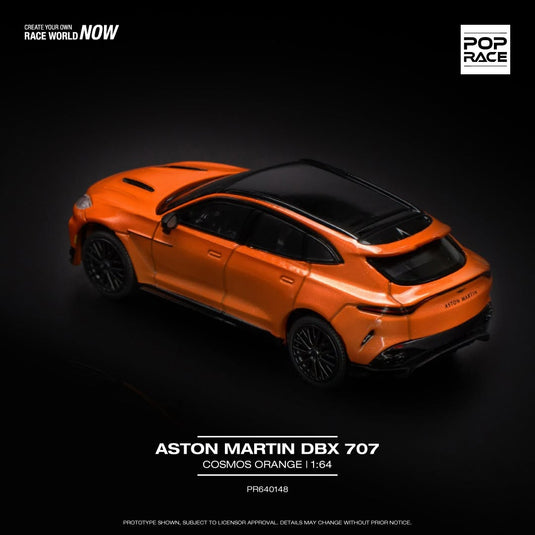 ASTON MARTIN DBX 707 ORANJE POP RACE 1:64