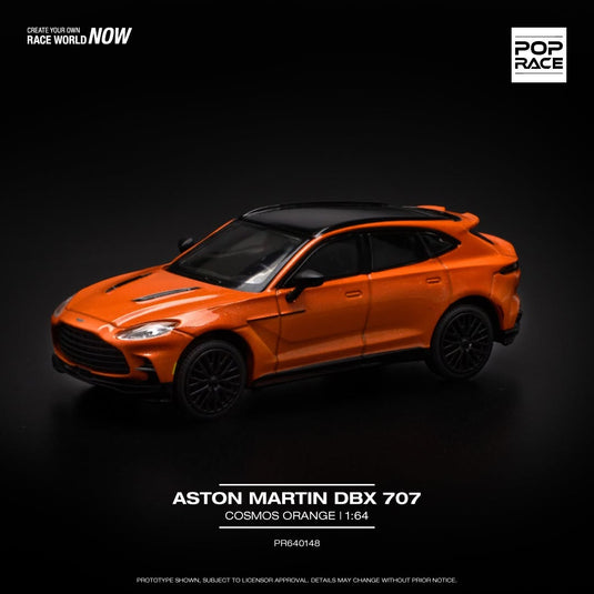 ASTON MARTIN DBX 707 ORANGE POP RACE 1:64