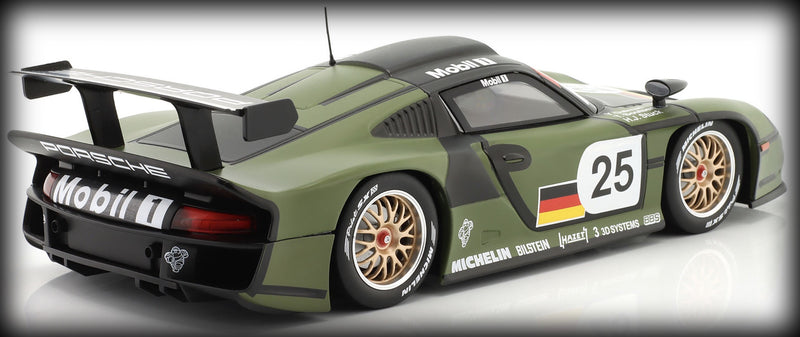 Laad de afbeelding in de Gallery-viewer, Porsche 911 GT1 #25 DALMAS/BOUTSEN/STUCK PRE-KWALIFICATIE 24H LE MANS 1997 WERK83 1:18
