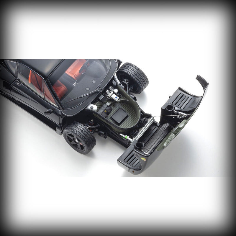 Load image into Gallery viewer, Ferrari F40 (1987) BLACK – KYOSHO 1:18 Scale Model – Iconic Supercar Replica
