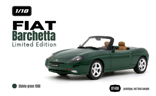 FIAT BARCHETTA LIMITED EDITION STELVIO VERT 1998 OTTOmobile 1:18